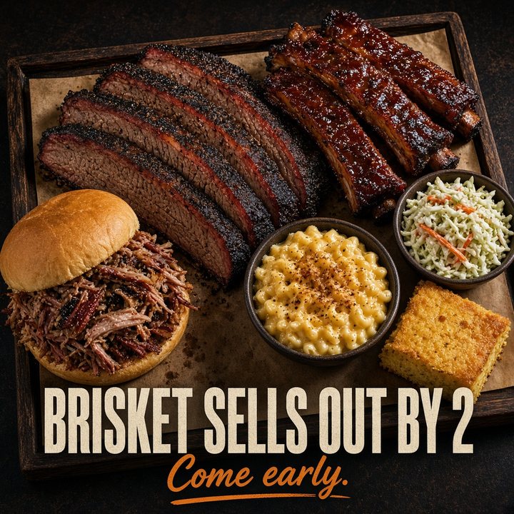 Brisket sells out by 2 post