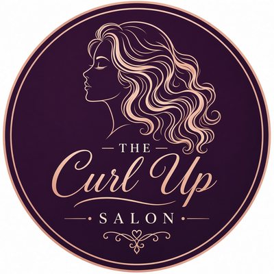 The Curl Up Salon sample logo